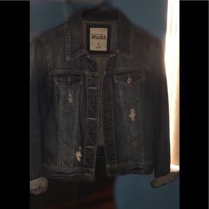 Biker rip Jean jacket